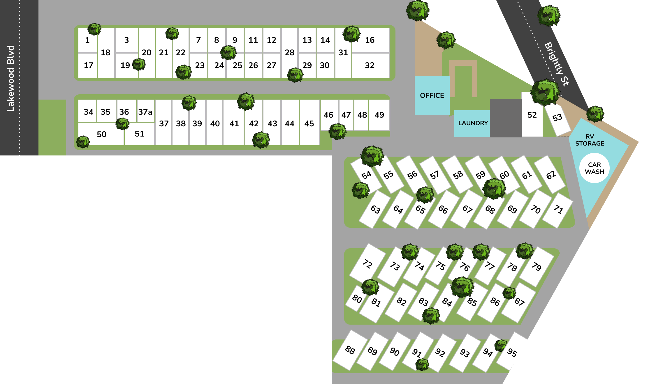 Condesa Village Bellflower Site Plan